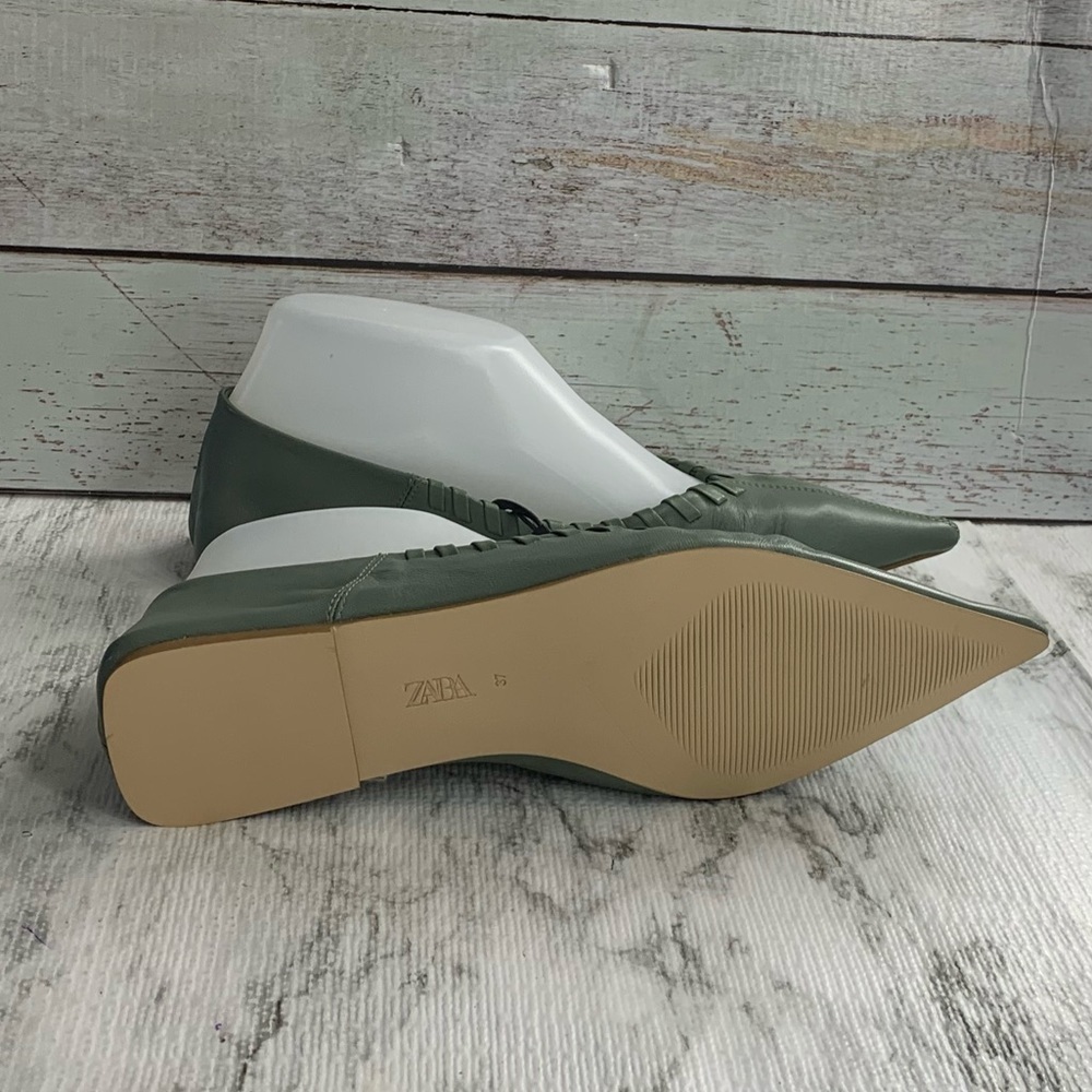 Zara Flat Soft Leather Shoes - Picture 13 of 14